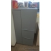 Grey Teknion Wardrobe Storage Cabinet w/ File File